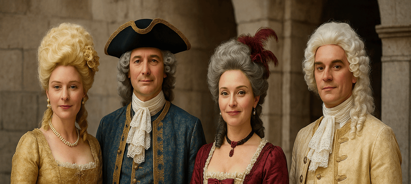 Disfraces de Época y Cortesanos: Un Viaje al Pasado con Estilo