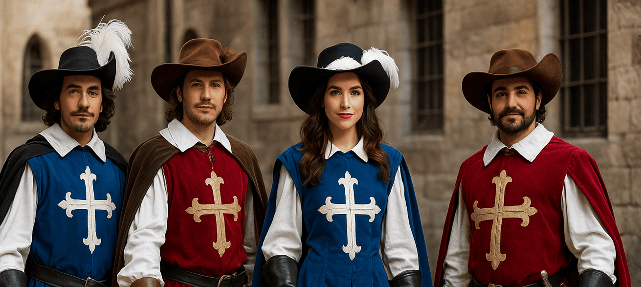 Disfraces de Mosqueteros: Historia, Estilo y Consejos para Elegir el Ideal