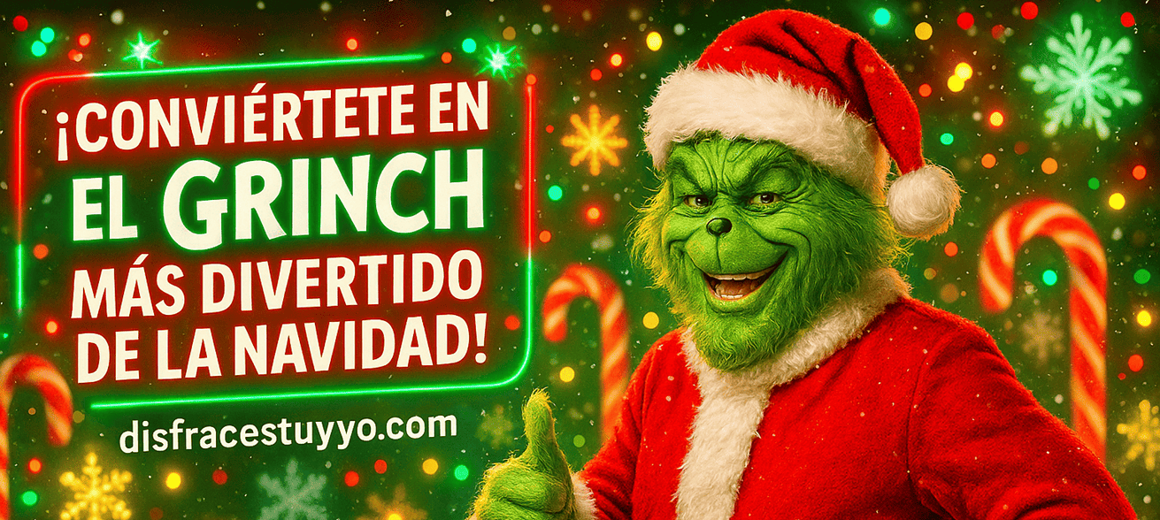 Disfraz del Grinch: cómo convertirte en el protagonista verde de la Navidad