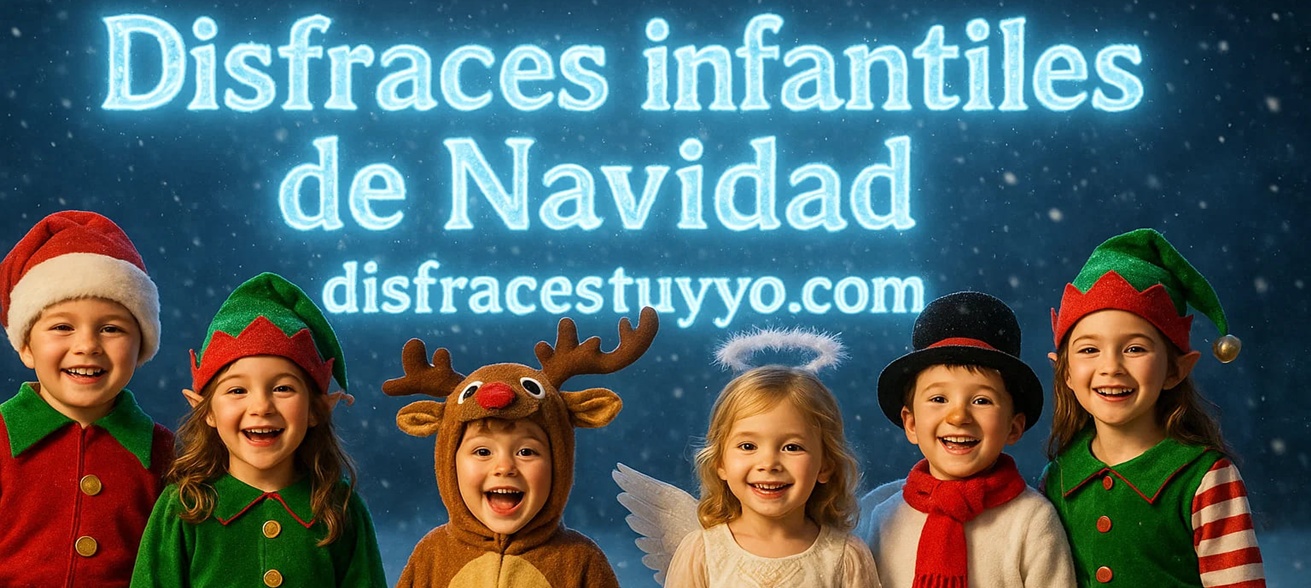 Disfraces navideños infantiles para fiestas escolares de Navidad .