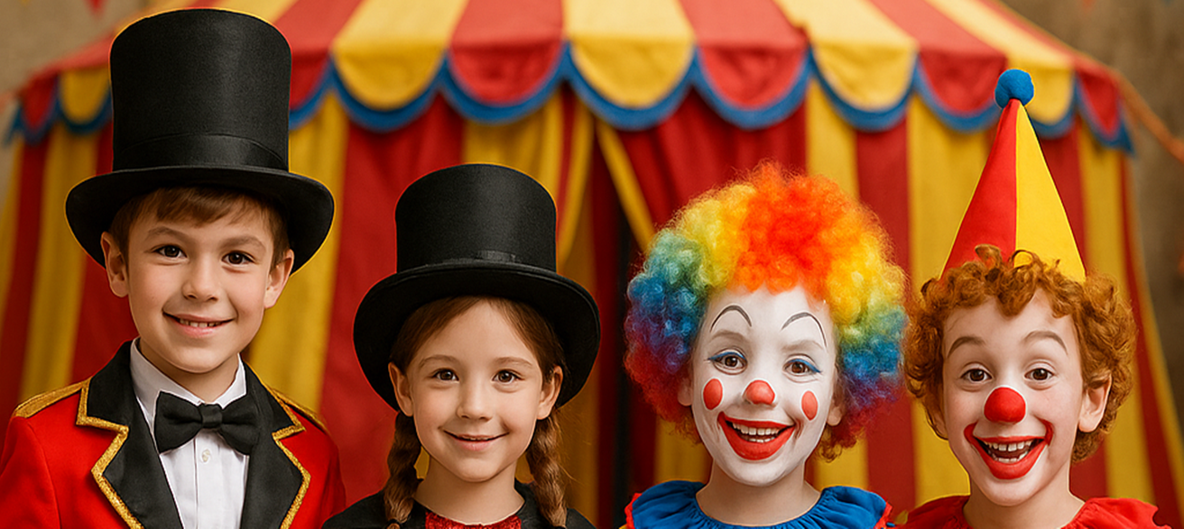 🎪 Disfraces de Circo y Payasos para Niños – ¡Magia, Color y Diversión en Disfracestuyyo.com!