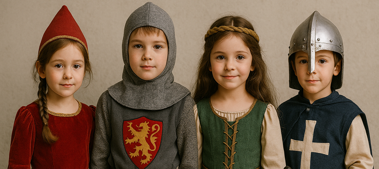 Disfraces Medievales para Niños: Vive la Época de Castillos, Caballeros y Aventuras