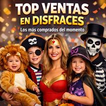 Top Ventas en Disfraces