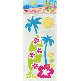 20 Bolsas de Regalo adorno Hawai