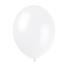 10 globos color blanco (30 cm) - Línea Colores Básicos