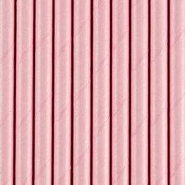 10 pajitas rosas pastel de papel