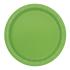 16 platos verde lima (23 cm) - Línea Colores Básicos