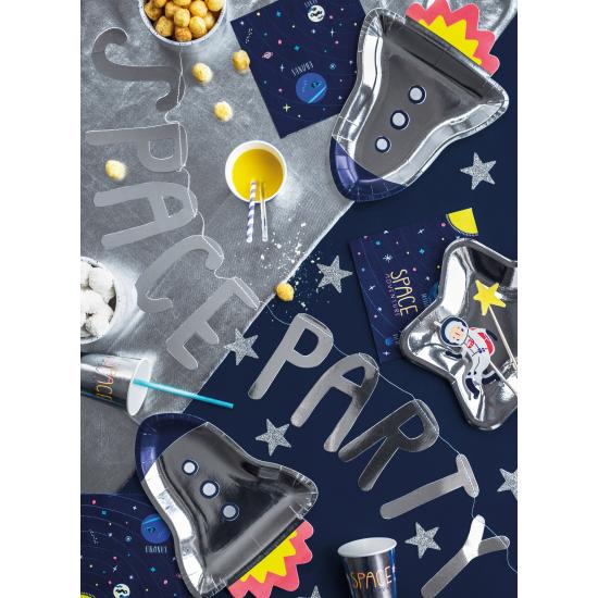 20 servilletas azules con estampado "Space Adventure" de papel (33x33 cm) - Space Party