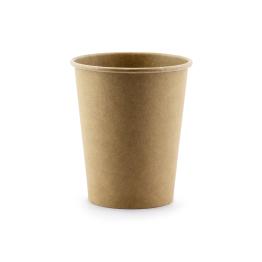 6 vasos de papel Kraft