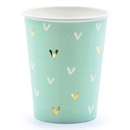 6 vasos verdes - Llama Party