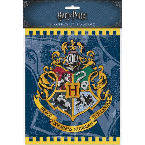 8 bolsas de chucherías de regalo Harry Potter - Hogwarts Houses