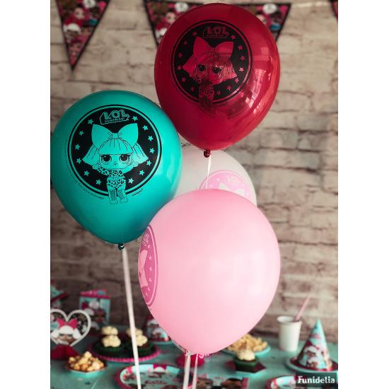 8 globos de látex LOL Surprise (47cm) - LOL Friends