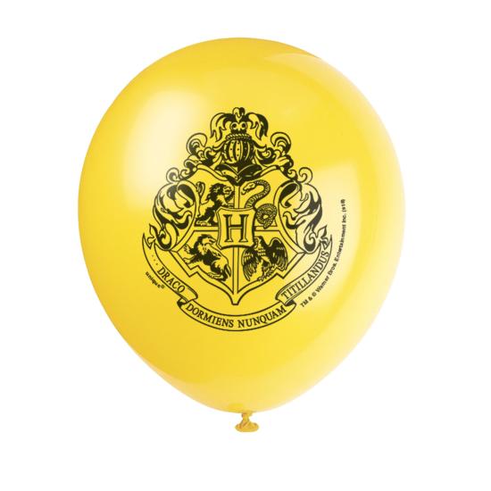 8 globos variados Harry Potter (30cm) - Hogwarts Houses