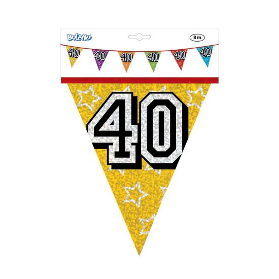 Banderines con número 40