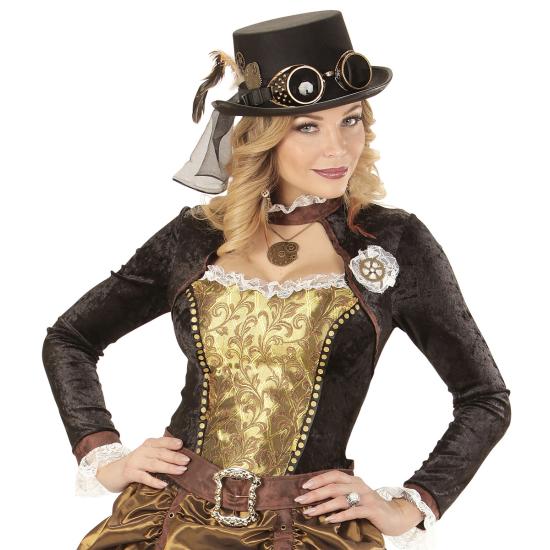 Collar reloj steampunk