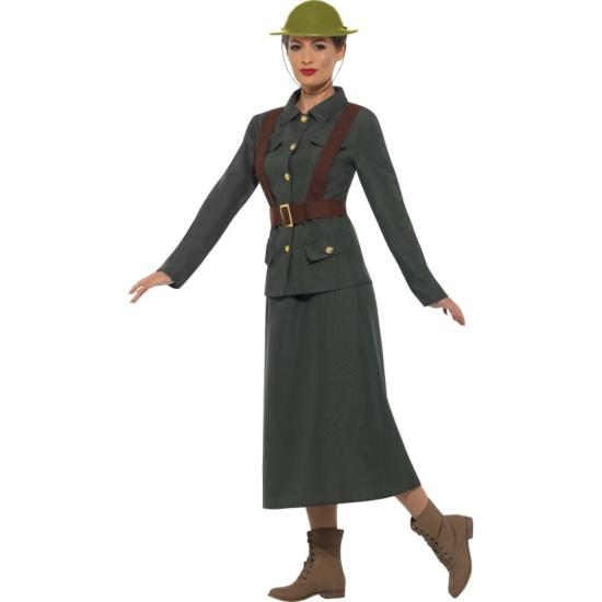 Disfraz Soldada Segunda Guerra Mundial adulta