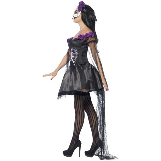 Disfraz de señorita del día de la muerte sexy para mujer