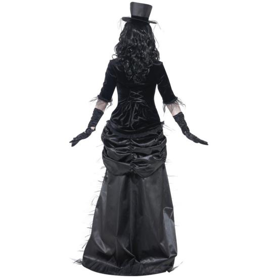 Disfraz de viuda negra de pueblo fantasma