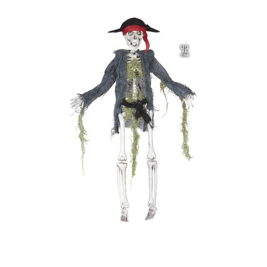 Esqueleto Pirata colgante 42 cms