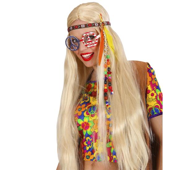 Gafas americanas paz y amor para adulto