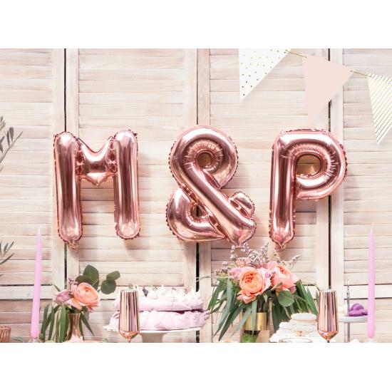 Globo foil & oro rosa