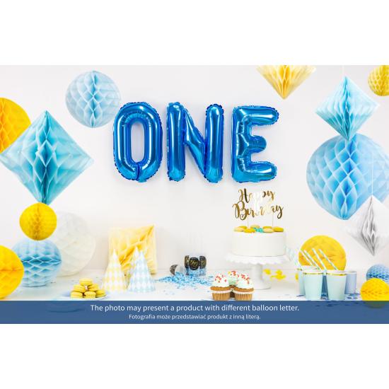 Globo foil letra B azul (35 cm)