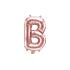 Globo foil letra B oro rosa (35 cm)