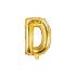Globo foil letra D dorado