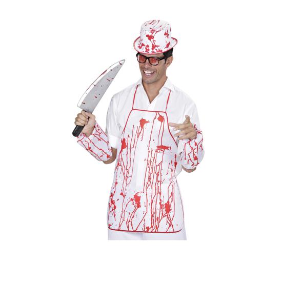 Kit disfraz de asesino carnicero ensangrentado