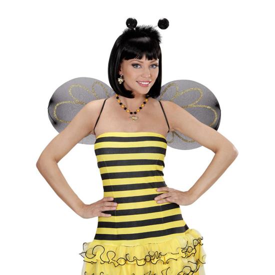 Pendientes y collar de abeja para mujer