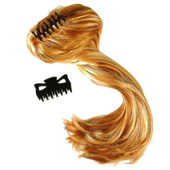 Postizo rubio extra largo para mujer