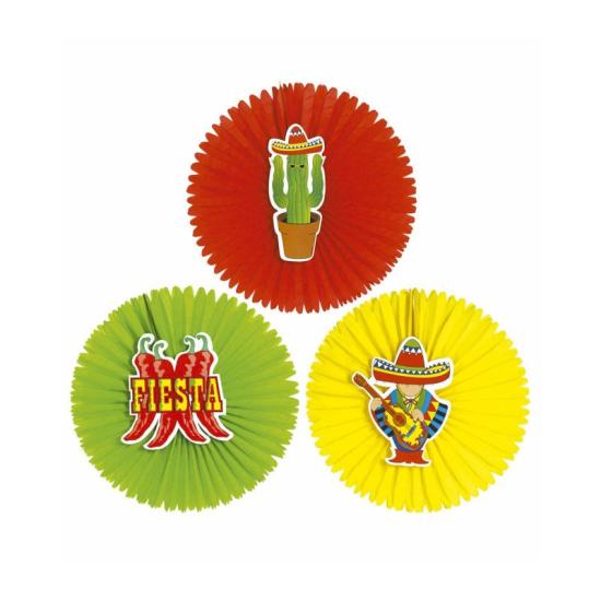 Abanico papel Mexico 55 cms