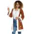 Abrigo de Hippie Marrón  mujer