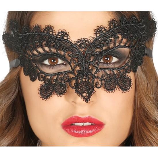 Antifaz Bordado color Negro *