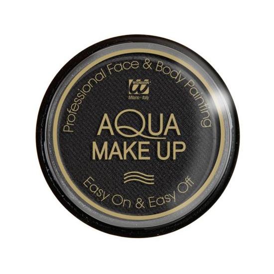 Aqua Makeup Maquillaje Profesional 15 grs Negro