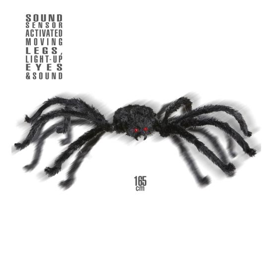 Araña Animada luminosos y sonido 165 cms