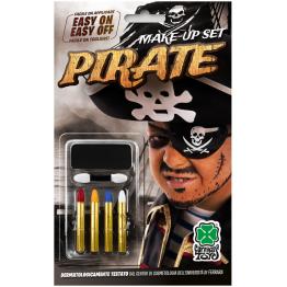 Base de maquillaje negra + 4 lápices en blíster