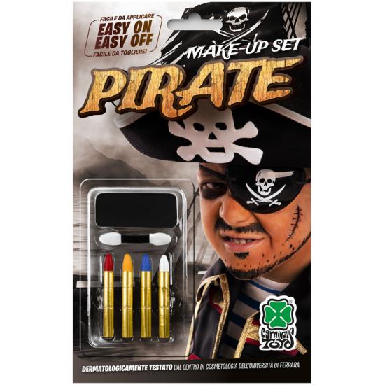 Base de maquillaje negra + 4 lápices en blíster