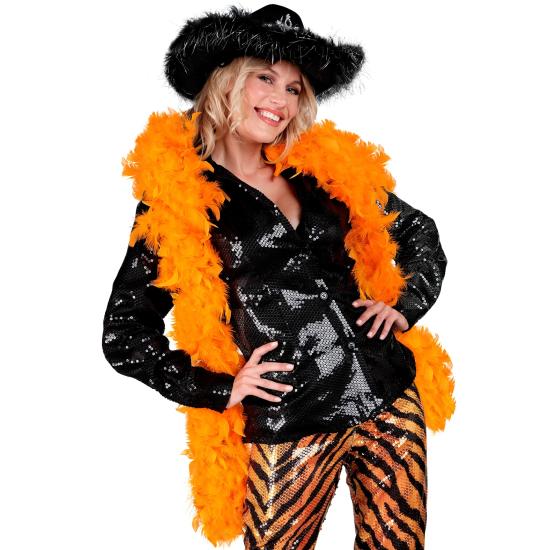 Boa de Plumas Naranja – 1,80 m – 80 g