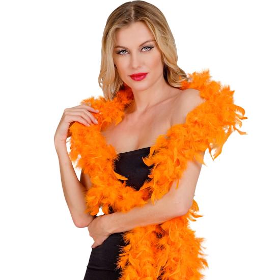 Boa de Plumas Naranja – 1,80 m – 80 g