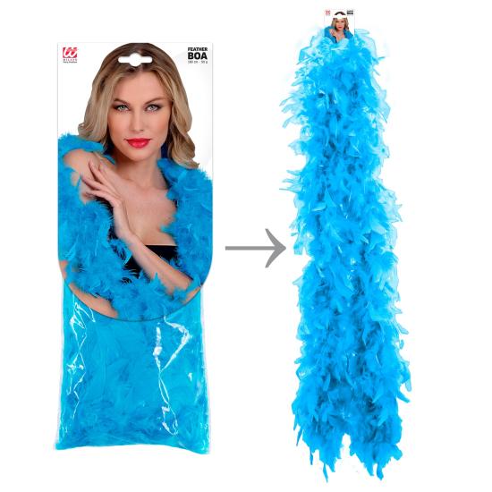 Boa pluma Azul lujo 1,80 mts 50gramos