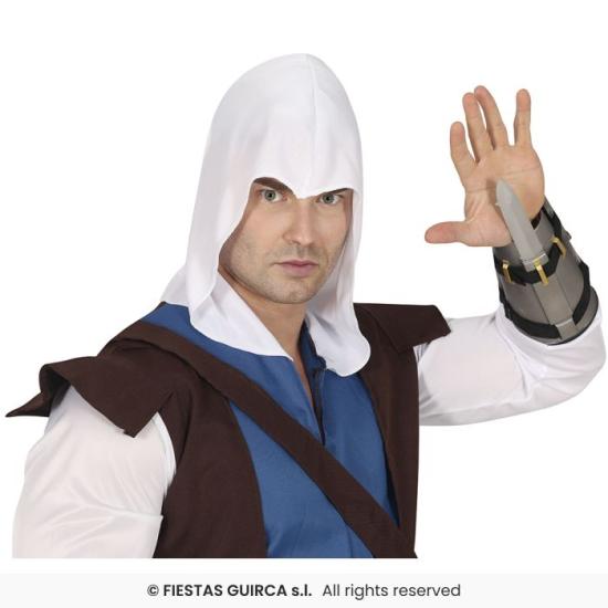 Brazalete con puñal ninja retractil, 30 cms