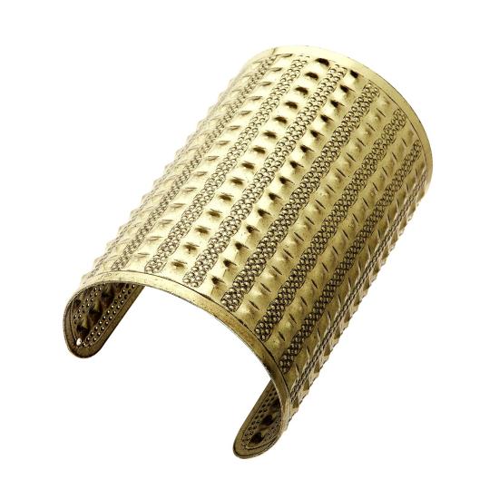 Brazalete Metálico Dorado con Tachuelas | Accesorio para Disfraz Egipcio, Romano o Griego – Widmann