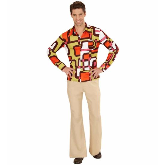 Camisa  años 70 adulto Tubes*