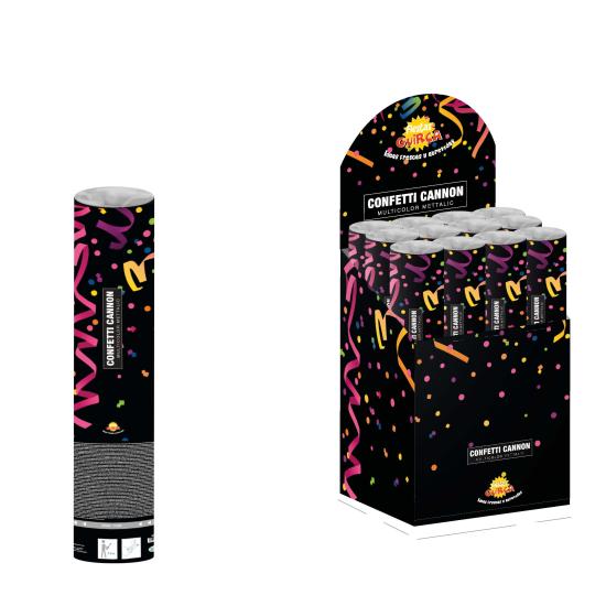 Cañón confetti aire comprimido varias medidas