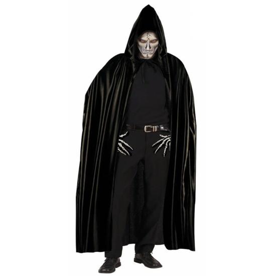 Capa negra capucha 142 cms Unisex  .