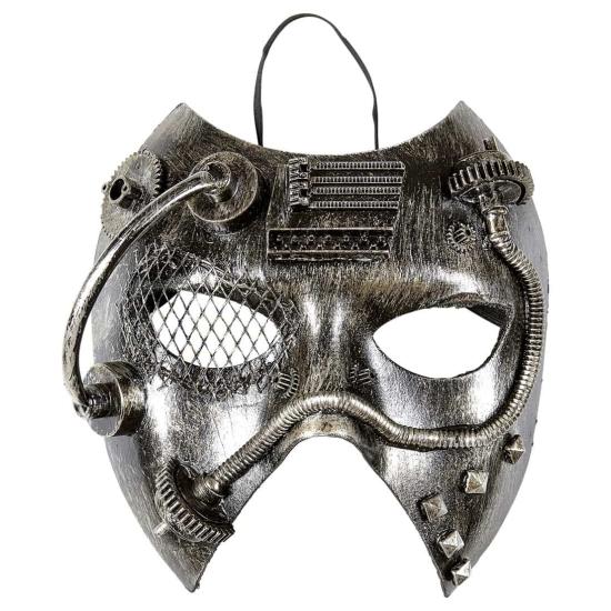 Careta Steampunk Plata