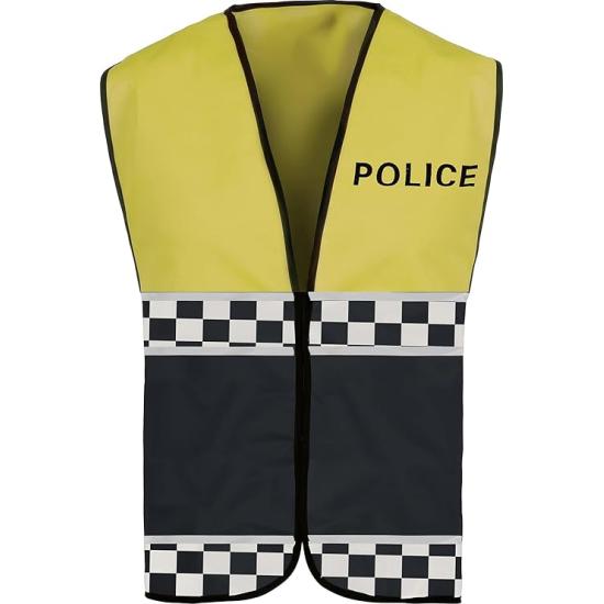 Chaleco de Policía Amarillo para AdultoS