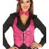 Chaleco Lentejuelas Mujer Fucsia Talla única.