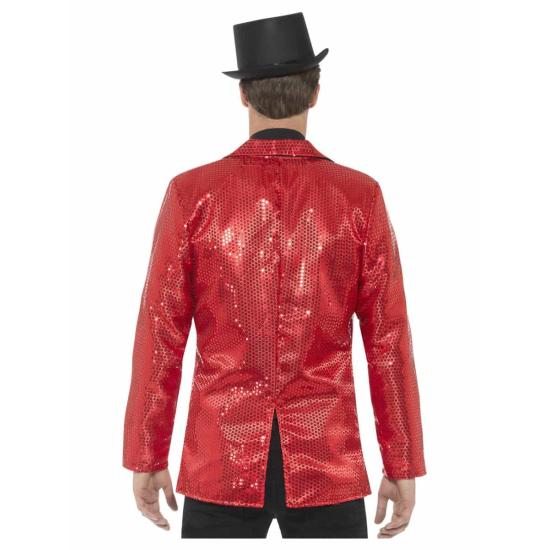 Chaqueta Lentejuelas Roja  adulto